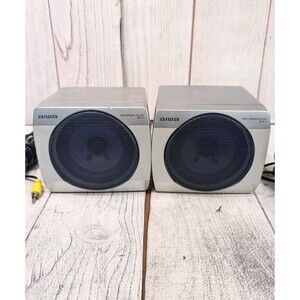 AIWA Speakers SX-R290 Set of 2 Speakers - TESTED WORKING - For CX-NDS55U System